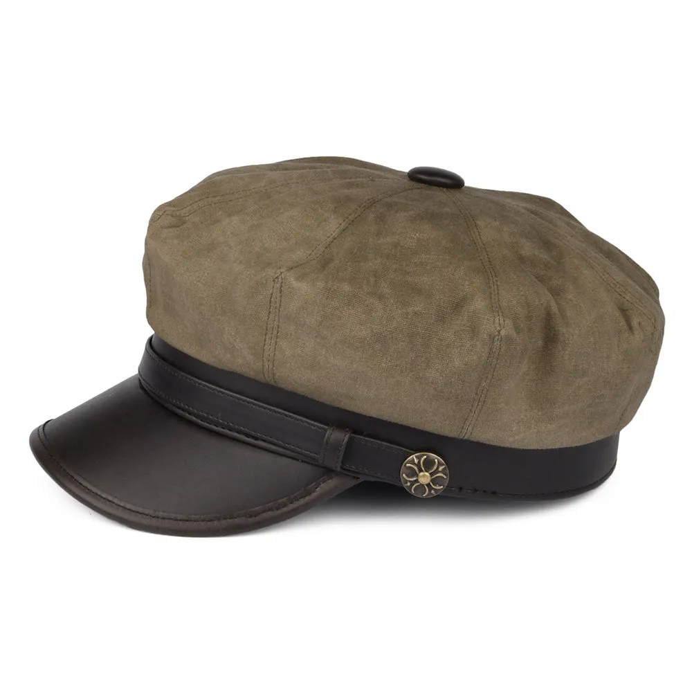 Rebel Motorcycle Cap - British Tan