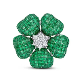 Rhoda Brooch (Emerald)