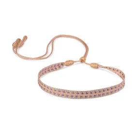 Rolo n°2 Choker in Peach Grey Pearl