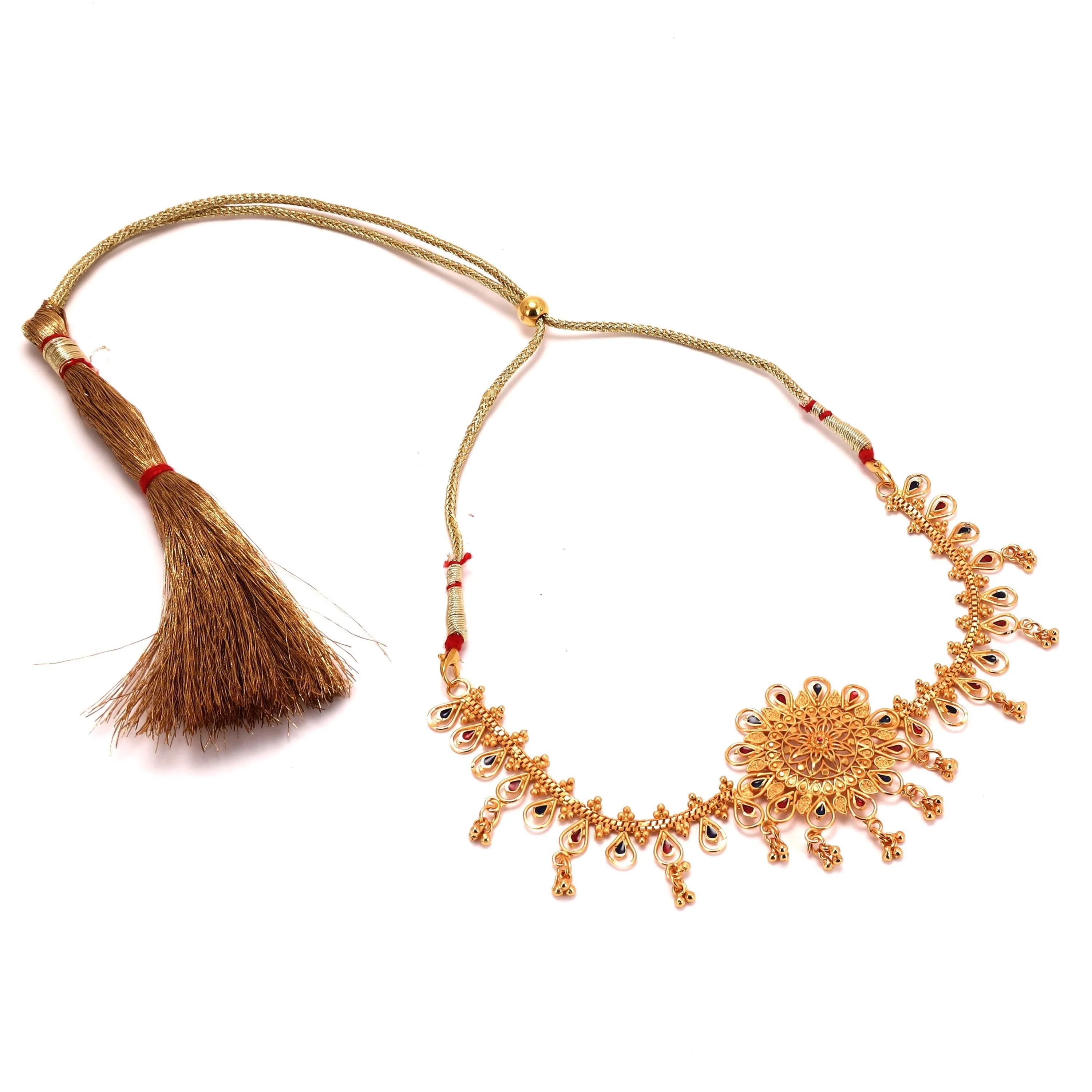 Sampurna (Minakari) Choker Necklace Set