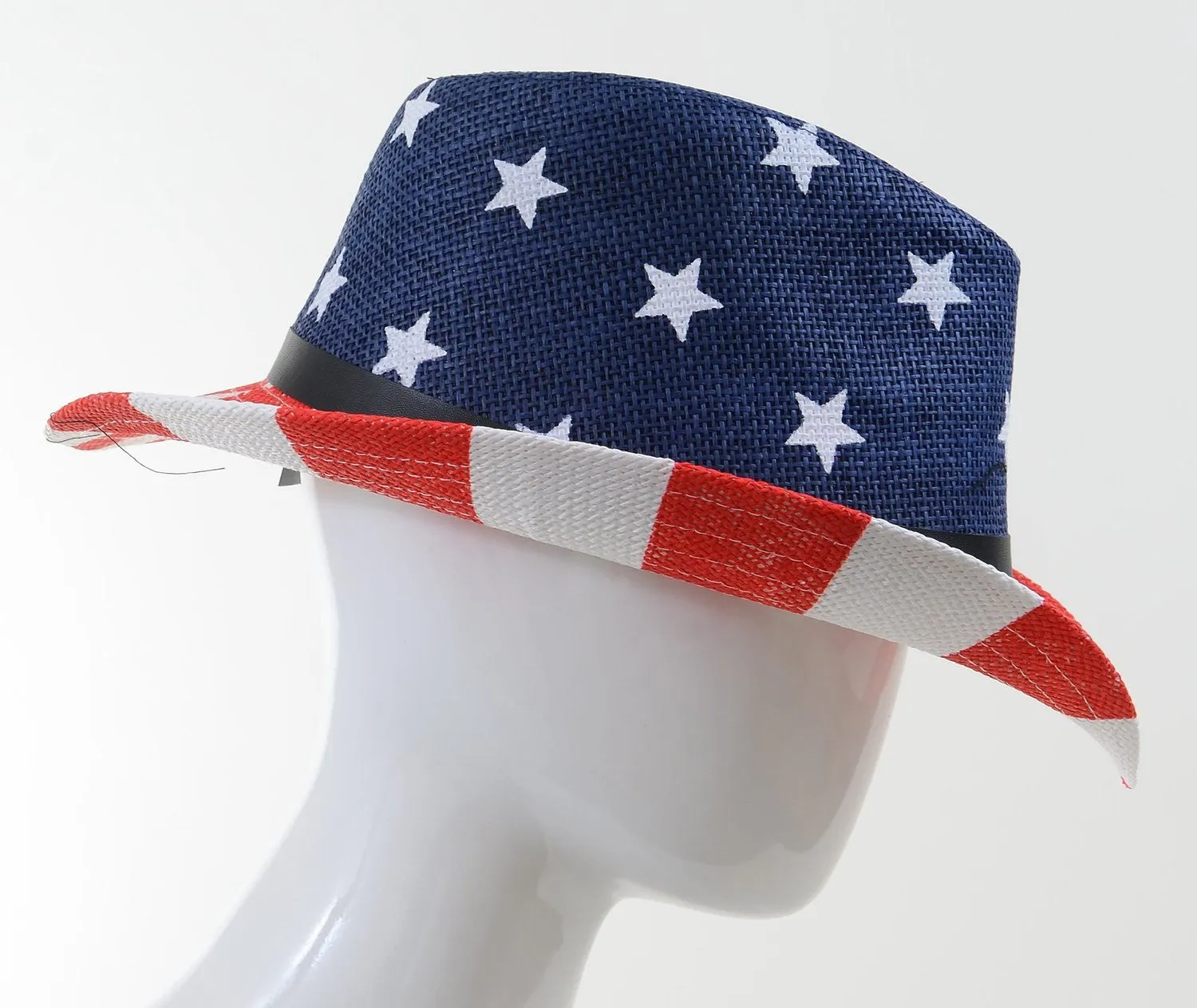 Stars & Stripes USA Flag Buckle Drifter Cowboy Hat