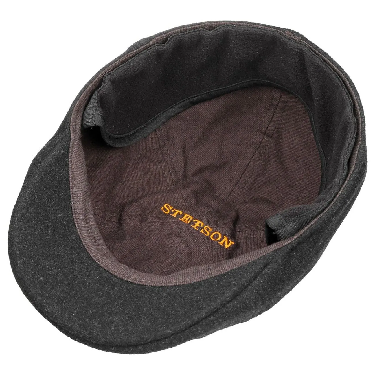 Texas Wool Earflap Flat Cap by Stetson