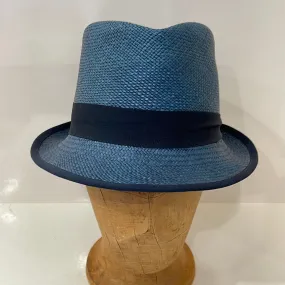 Truffaux - Sinatra Trilby  - Panama  - Blue - 54 and 55cm