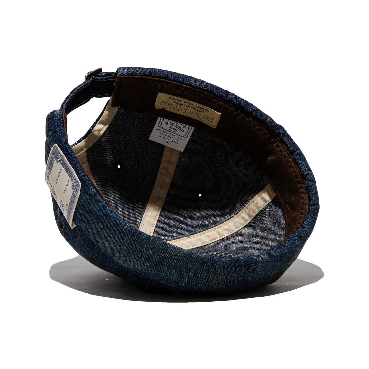 VINTAGE DENIM ROLL CAP - Indigo