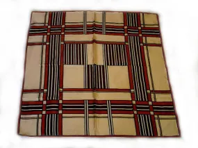 *VINTAGE LILLIE RUBIN SIGNATURE GEOMETRIC SCARF