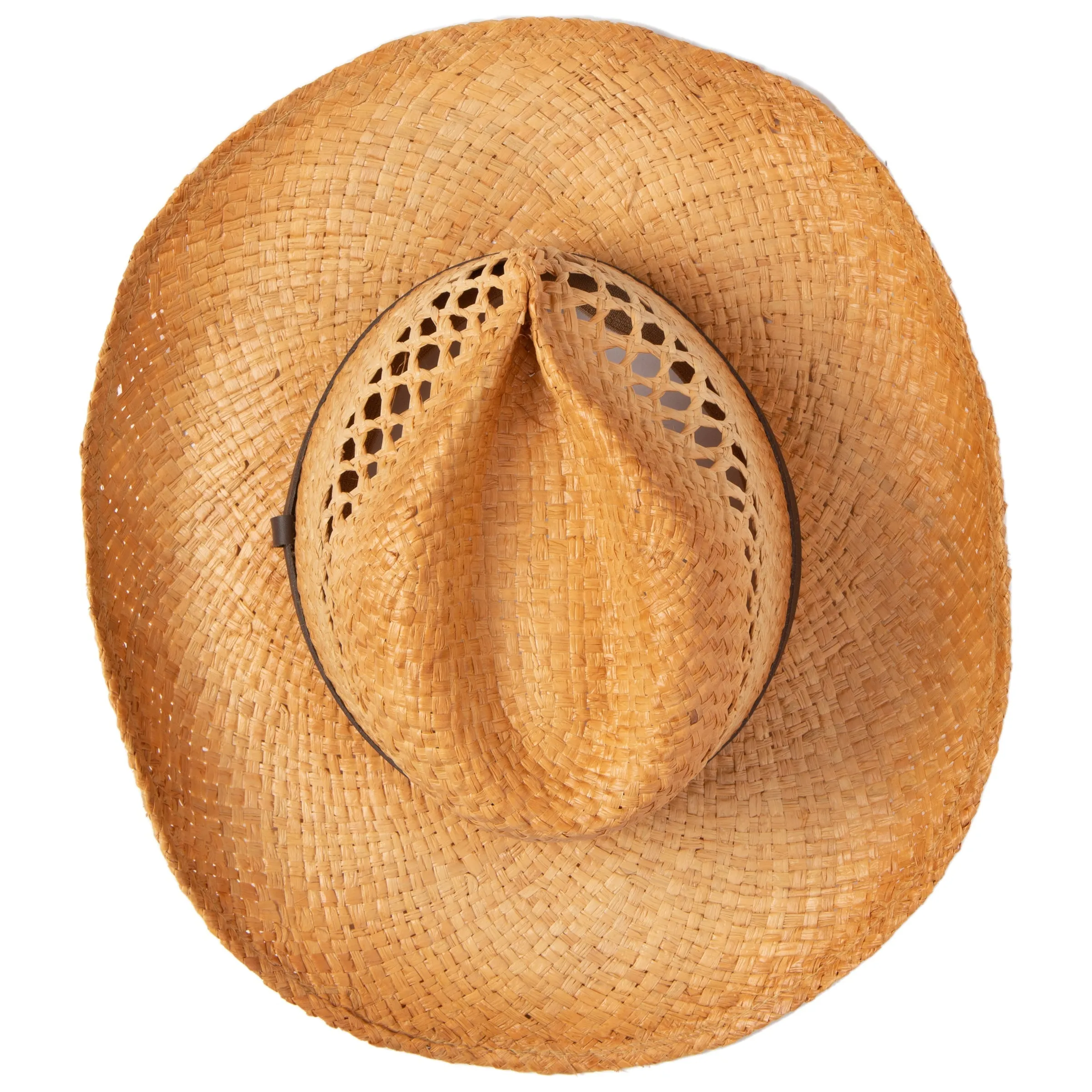 Women's Cowboy Hat with Leather Trim