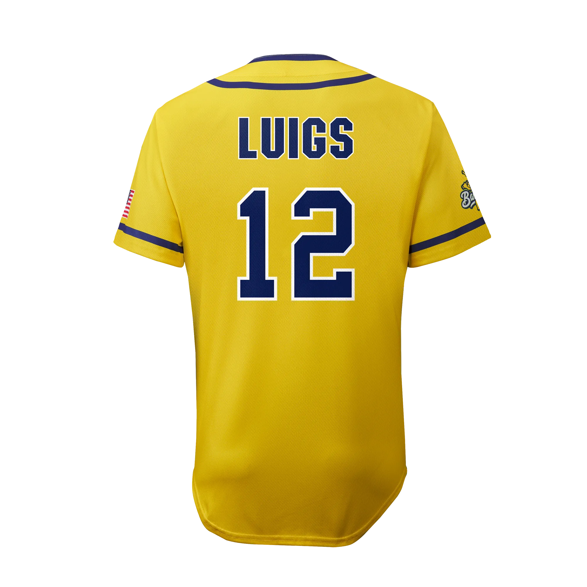 YOUTH Bananas Kyle Luigs #12 EvoShield Jersey - Yellow